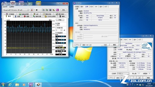 主流B75原生SATA3.0和USB3.0速度测试 
